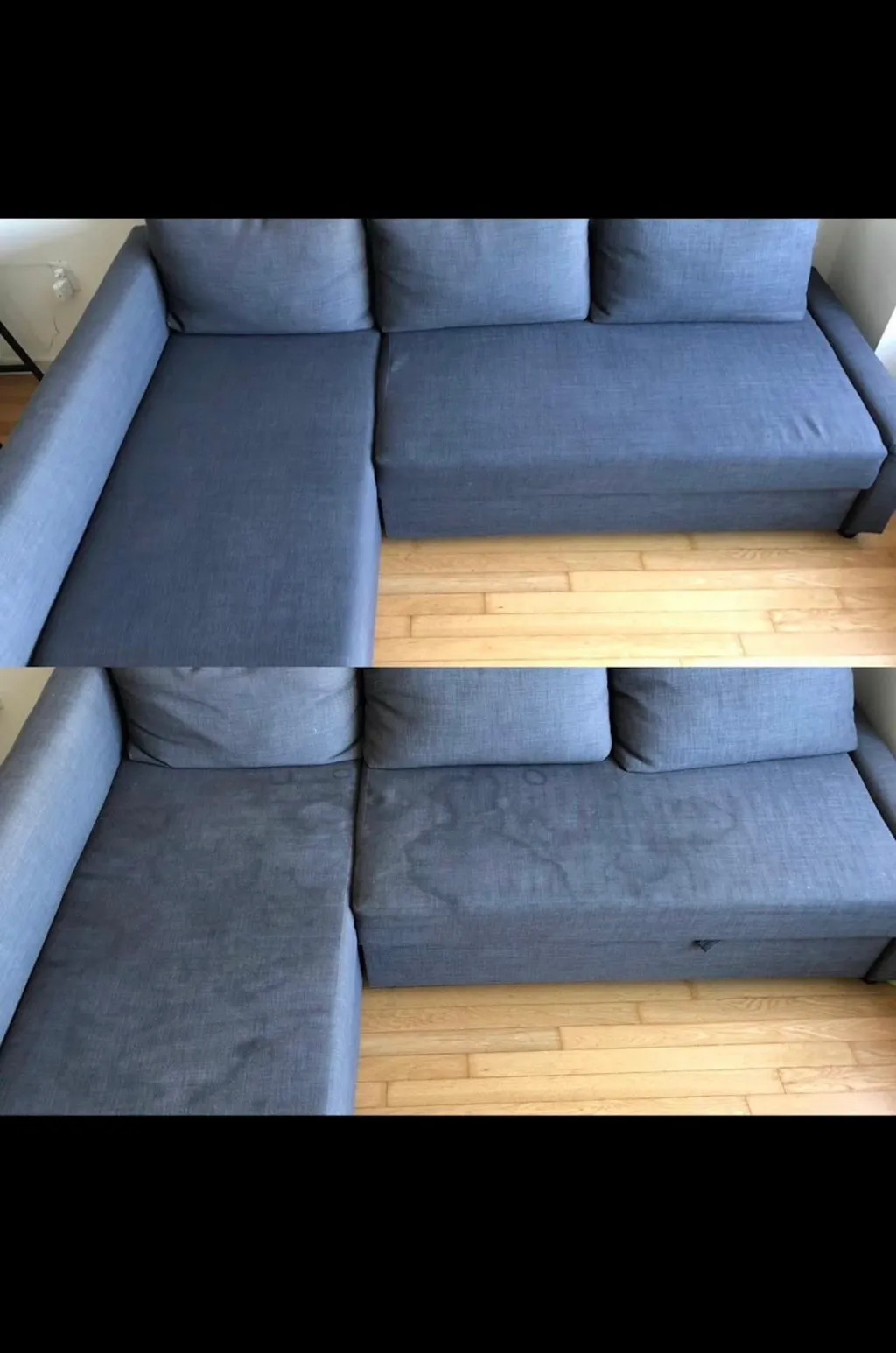 Professional carpet cleaning results