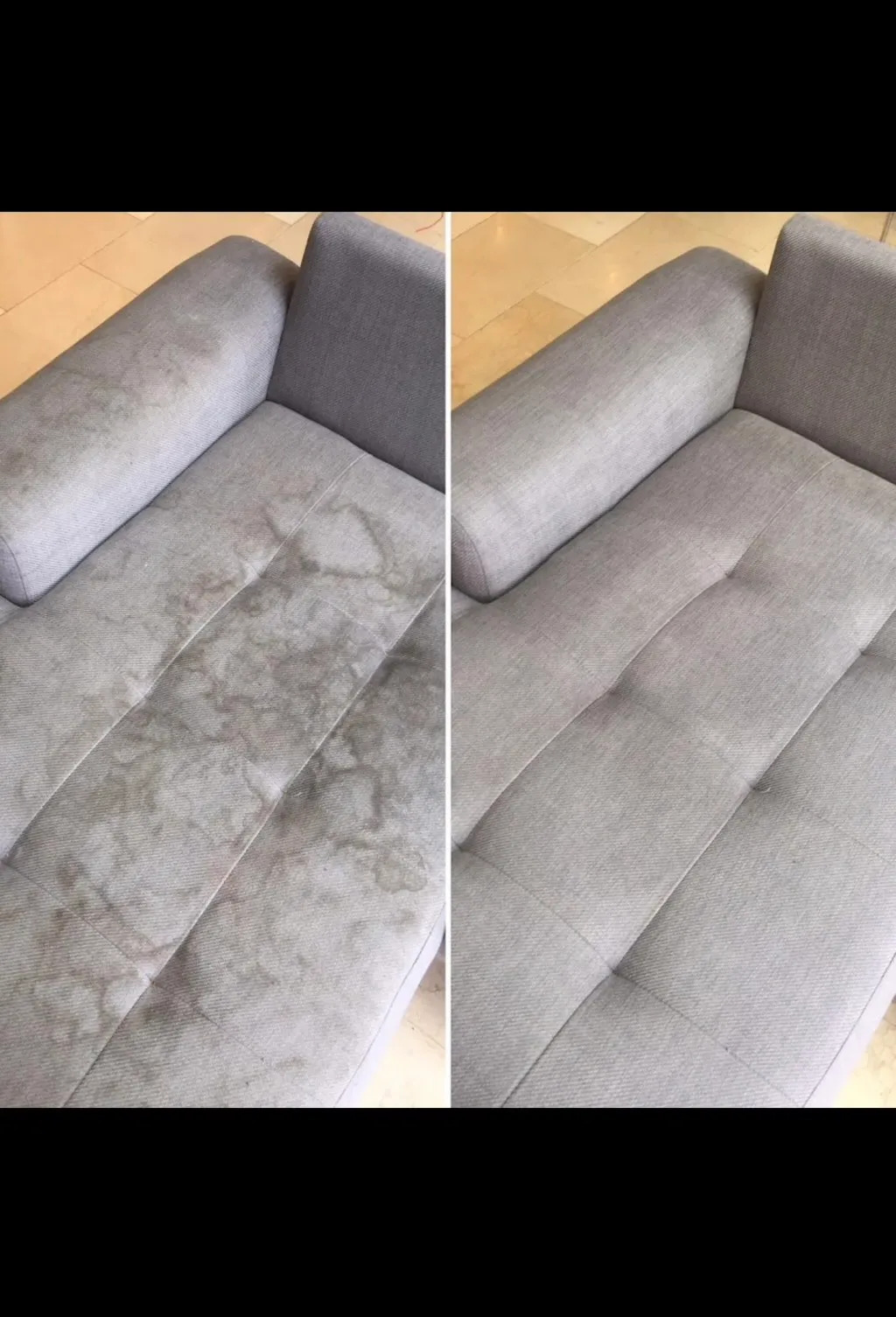 Professional carpet cleaning results