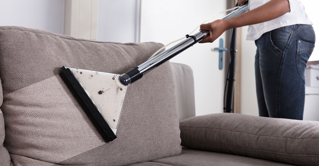 Professional upholstery cleaning